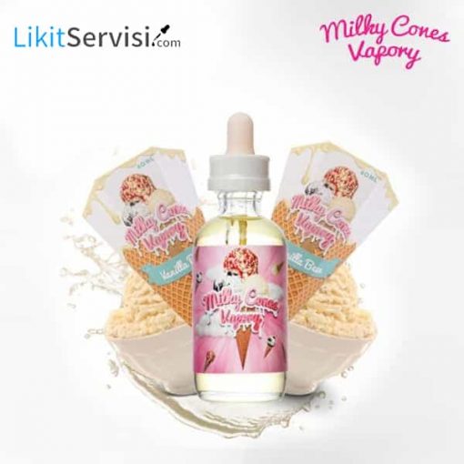 milky cones vapory vanilyalı dondurma