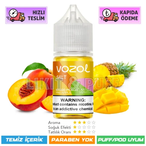 Vozol Likit Mango Peach Pineapple