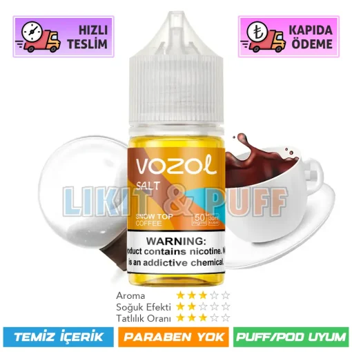 Vozol Likit Snow Top Coffee