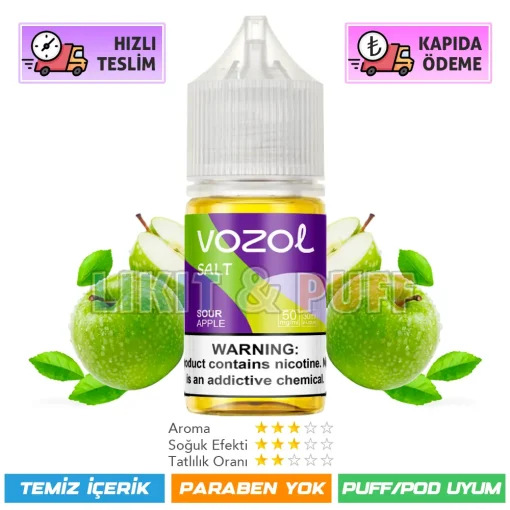 Vozol Likit Sour Apple