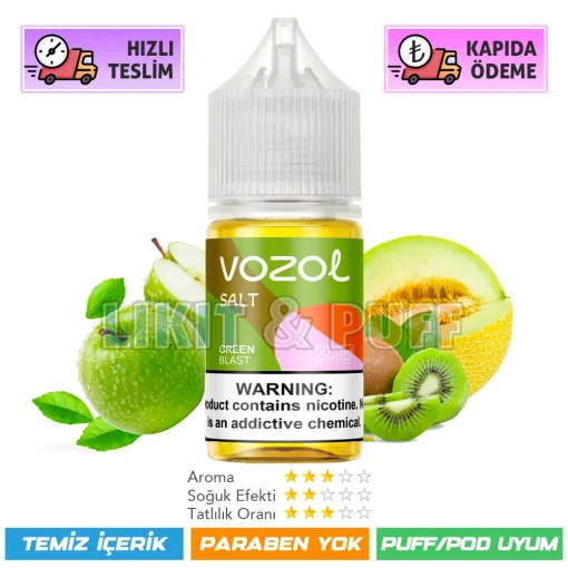 Vozol Likit Green Blast