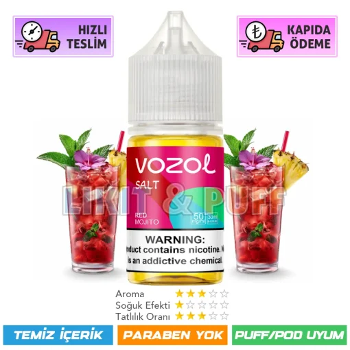 Vozol Likit Red Mojito