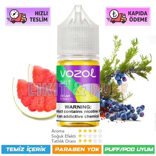 Vozol Likit Cedar Pomelo