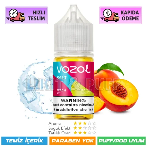 Vozol Likit Peach ice