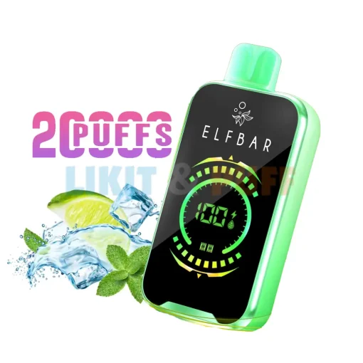 Elf Bar 20000 Puff Raya D2 Lemon Mint