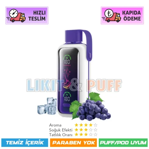 Vozol Star 20000 Puff Grape ice